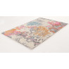 Tapis floral gris design pour salon rectangle Hull