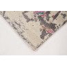 Tapis floral gris design pour salon rectangle Hull