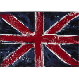 Tapis drapeau anglais design rectangle pour salon Flag