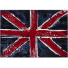 Tapis drapeau anglais design rectangle pour salon Flag