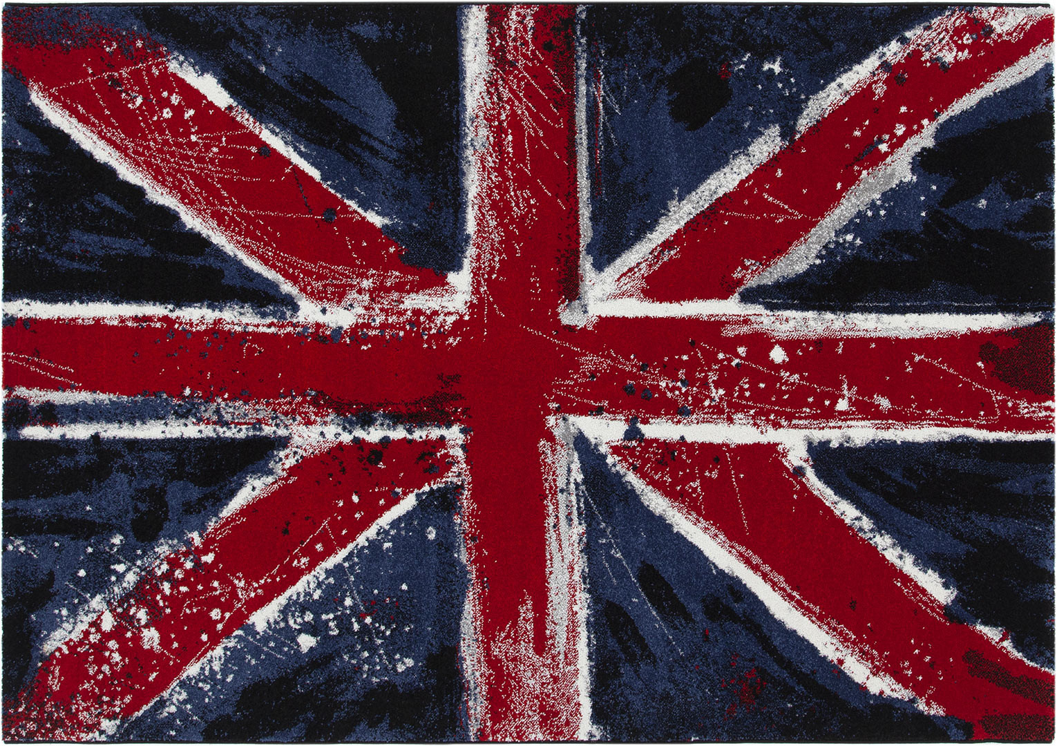 Tapis drapeau anglais design rectangle pour salon Flag