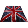 Tapis drapeau anglais design rectangle pour salon Flag