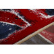 Tapis drapeau anglais design rectangle pour salon Flag