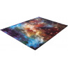 Tapis multicolore pour ado à courtes mèches Space B