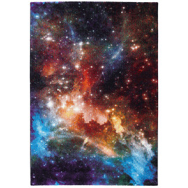 Tapis multicolore pour ado à courtes mèches Space B