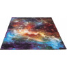 Tapis multicolore pour ado à courtes mèches Space B