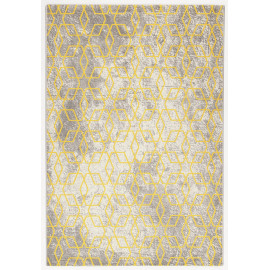 Tapis scandinave graphique rectangle pour salon Exeter