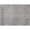 Tapis ivoire rayé pour salon design rectangle Rye