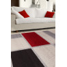 Tapis géométrique pour salon gris moderne Torquay