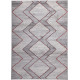 Tapis gris de salon rectangle design Windsor