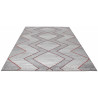 Tapis gris de salon rectangle design Windsor