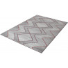 Tapis gris de salon rectangle design Windsor