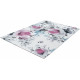 Tapis floral blanc polypropylène rectangle contemporain Wolves