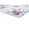 Tapis floral blanc polypropylène rectangle contemporain Wolves