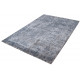 Tapis de salon gris vintage rectangle rayé Galway