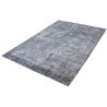 Tapis de salon gris vintage rectangle rayé Galway