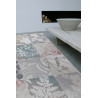 Tapis blanc floral intérieur contemporain rectangle Kilkenny