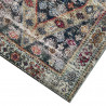 Tapis rayé pour salon multicolore vintage rectangle Kinsale