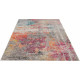 Tapis multicolore vintage pour salon rayé rectangle Midleton