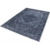 Tapis vintage plat pour salon rayé rectangle Clonmel