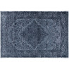 Tapis vintage plat pour salon rayé rectangle Clonmel