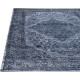 Tapis vintage plat pour salon rayé rectangle Clonmel