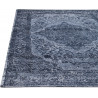 Tapis vintage plat pour salon rayé rectangle Clonmel