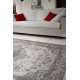 Tapis vintage plat pour salon rayé rectangle Clonmel