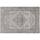 Tapis vintage plat pour salon rayé rectangle Clonmel