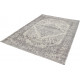 Tapis vintage plat pour salon rayé rectangle Clonmel