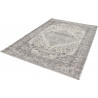 Tapis vintage plat pour salon rayé rectangle Clonmel