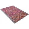 Tapis berbère multicolore ethnique pour salon Mallow