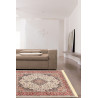 Tapis ivoire style oriental pour salon rectangle Clifden