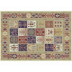 Tapis ivoire style oriental pour salon rectangle Shannon