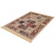 Tapis ivoire style oriental pour salon rectangle Shannon