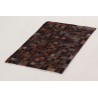 Tapis en peau de vache patchwork pour salon Tramore