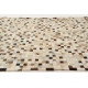 Tapis en peau de vache patchwork pour salon Tramore