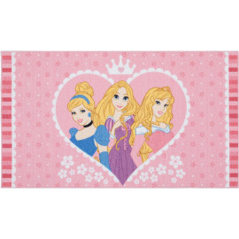 Tapis pour chambre enfant rose Disney Princesse