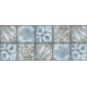 Tapis bleu carreaux de ciment design pour cuisine Falkirk