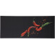 Tapis de cuisine noir en PVC design piment Giffnock