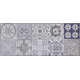 Tapis carreaux de ciment pour cuisine en PVC design Thurso