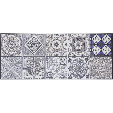 Tapis carreaux de ciment pour cuisine en PVC design Thurso