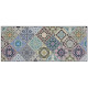 Tapis de cuisine carreaux de ciment multicolore design Melrose