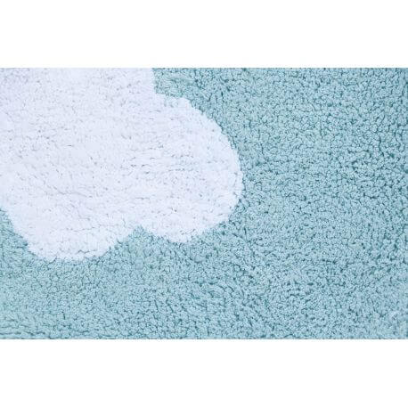 Cloudy - tapis enfant motifs nuages - bleu 160 x 230 cm