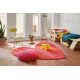 Tapis cœur rouge enfant lavable en machine Agatha Puffy Lorena Canals