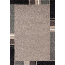 Tapis contemporain en polypropylène beige Wood