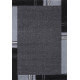 Tapis contemporain en polypropylène gris Wood