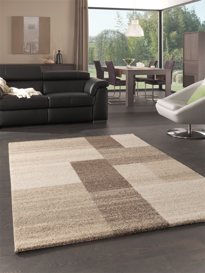 Tapis vintage pour salon beige Manfredini