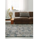 Tapis bleu design pour salon Dart Gatsby