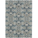 Tapis bleu design pour salon Dart Gatsby